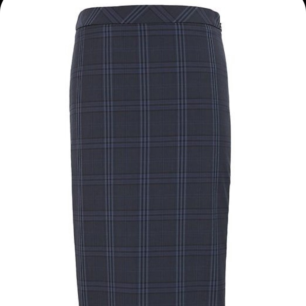 Banana Republic Plaid Pencil Skirt